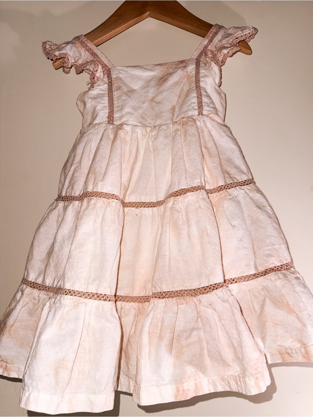 Jason Wu Peach Tiered Ruffle Sundress